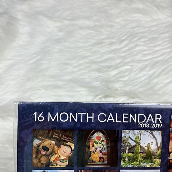 NEW Walt Disney World 2018-2019 16 Month Photo Wall Calendar Collectible Mickey - Picture 7 of 10